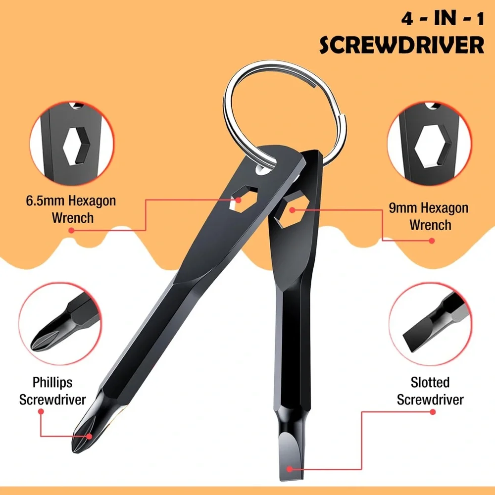 NWT Santa’s Claws 4 in 1 Keychain Screwdriver set
